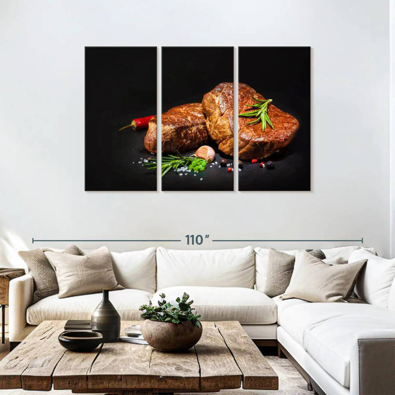 Yarlin Grilled Beef Fillet, 48" H x 74" W