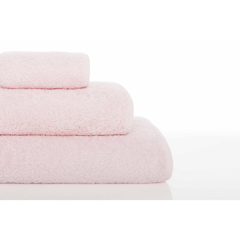 Long Double Loop Hand Towel, Pearl, 12" W x 20" L