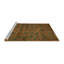 Tapis 100% abstrait lavable à la machine 489-307727769
