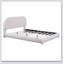Upholstered Platform Bed With Thick Fabric, Solid Frame And Stylish Curve-Shaped Design-937609074-937609072