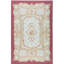 Hand-Knotted High-Quality Beige and Wine Area Rug