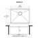 Ruvati Workstation Rounded Corners Undermount Ledge Kitchen Sink with Accessories