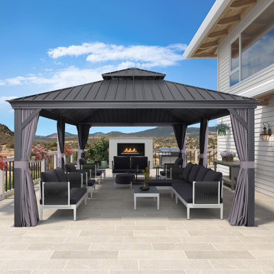 7m x 3.5m Aluminum Patio Gazebo