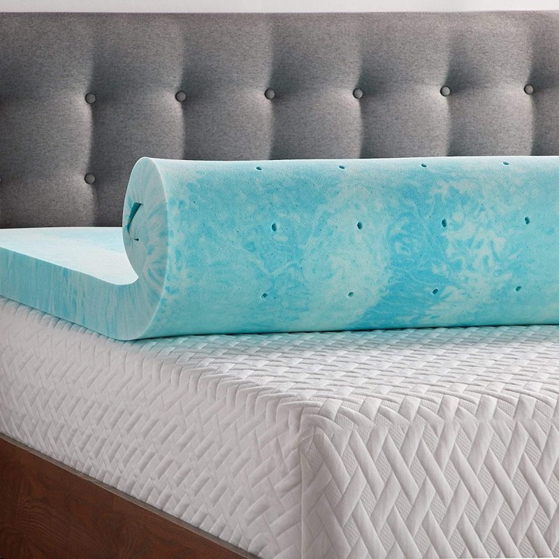 Surmatelas en mousse viscoélastique gélifiée 2 ", Grand
