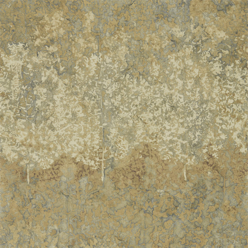 Belvoir Wallpaper, Belvoir Blue/Amber