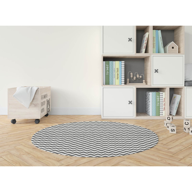 Tapis de jeu Chevy Tribal, Ivoire/gris anthracite