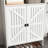 Multi-Functional Mdf Shoe Cabinet With 5-Layer Shelves And Open Storage, White And Natural