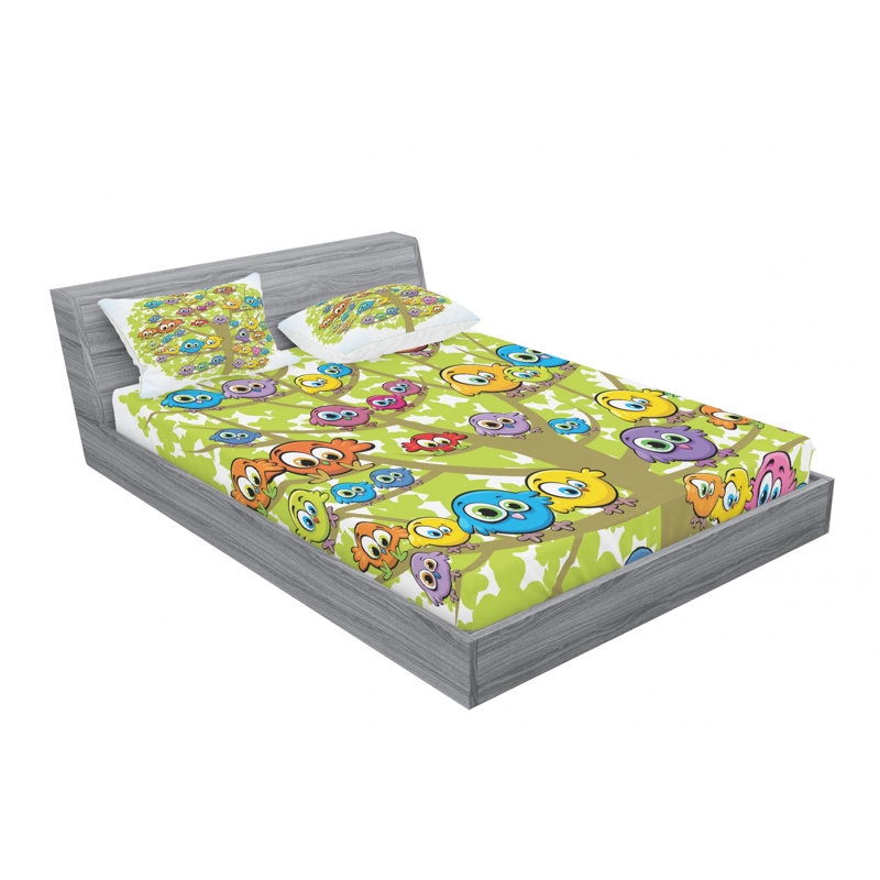 Microfiber Sheet Set, Queen Sheet Set with Fitted Sheet