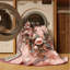 Machine Washable Ritner Valentines Modern & Contemporary Abstract Rug in Pink – Rose Binding-1816293692
