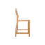 Pearl Teak Outdoor Counter Height Chair-818419262