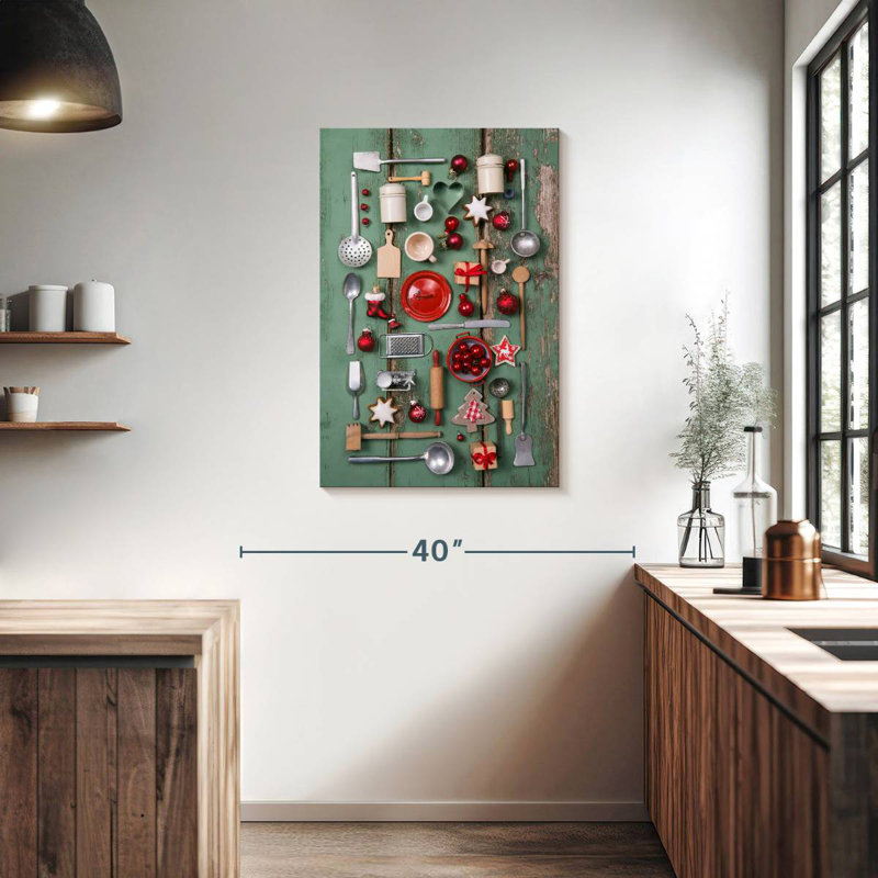 Senne Christmas Kitchen Tools, 36" H x 24" W