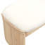 Tabouret 51,5 pouces - Matériau en bois d'hévéa massif
