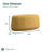 Burdett Upholstered Ottoman Large Mustard-1593591373