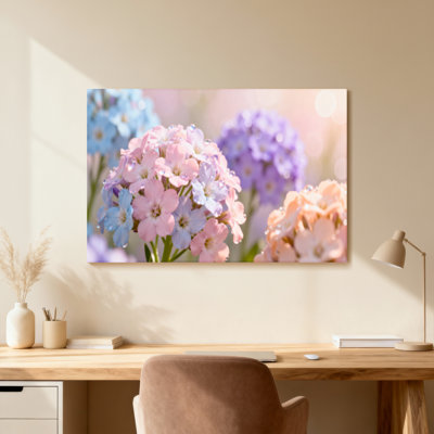 Plants &Flowers Pastel Flowers In Soft Focus Background