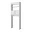 Armoire de rangement 2 portes avec tablettes ouvertes