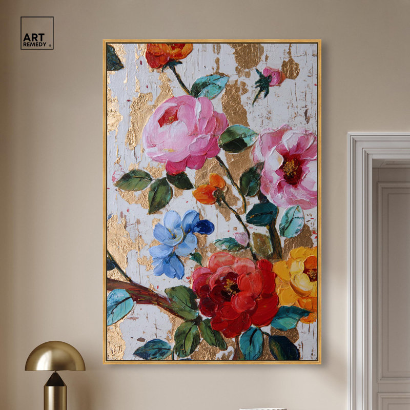 «Rustic Opulence I», impression murale sur toile par Art Remedy, cadre doré, 36 x 54, H 55 po x l 37 po, Cadre doré