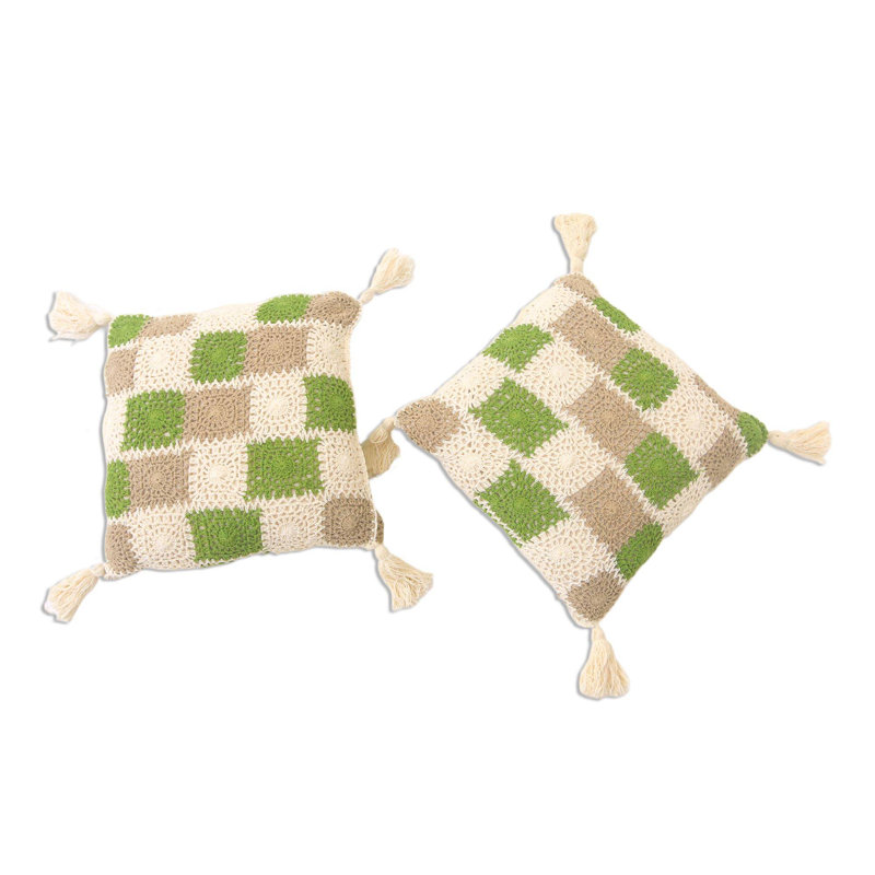 Geometric Cotton Pillow Cover