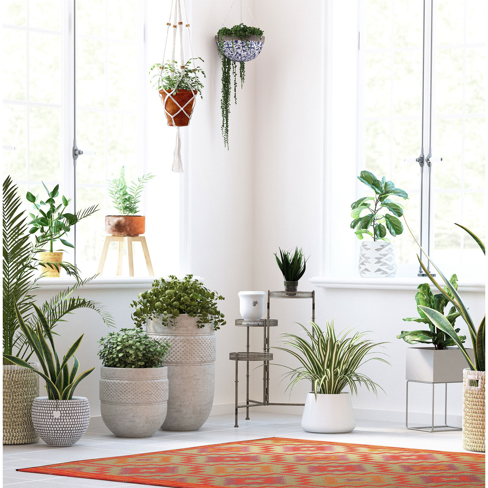 Sommer Areca Palm UV Resistant (Indoor/Outdoor), 30" H x 24" W x 24" D