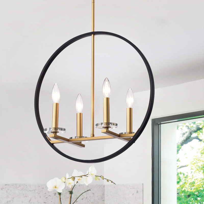 Jerome 4 - Light Geometric Chandelier