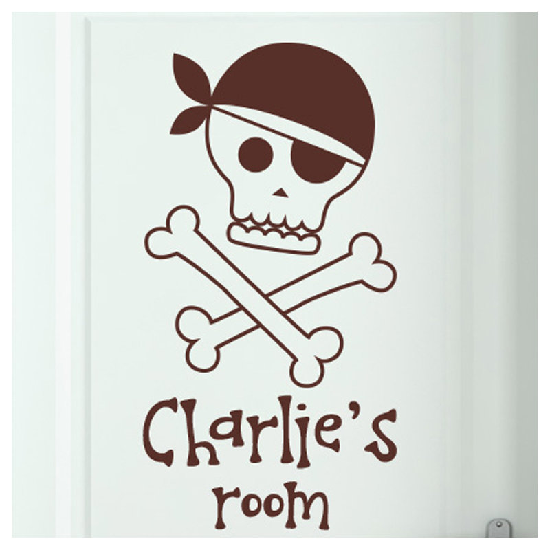 Nautical & Beach Wall Decal, Brown