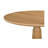 Oak Round Solid Wood Dining Table