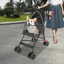 Poussette pliable pour animaux de compagnie pour petits et moyens chiens-106540536