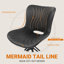 Chaises de salle à manger pivotantes de style moderne Mid-Century rembourrées-543076051