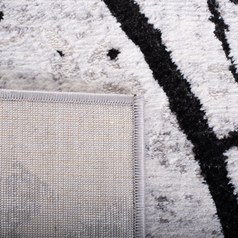Aimon Abstract Area Rug, Rectangle 91 x 152 cm