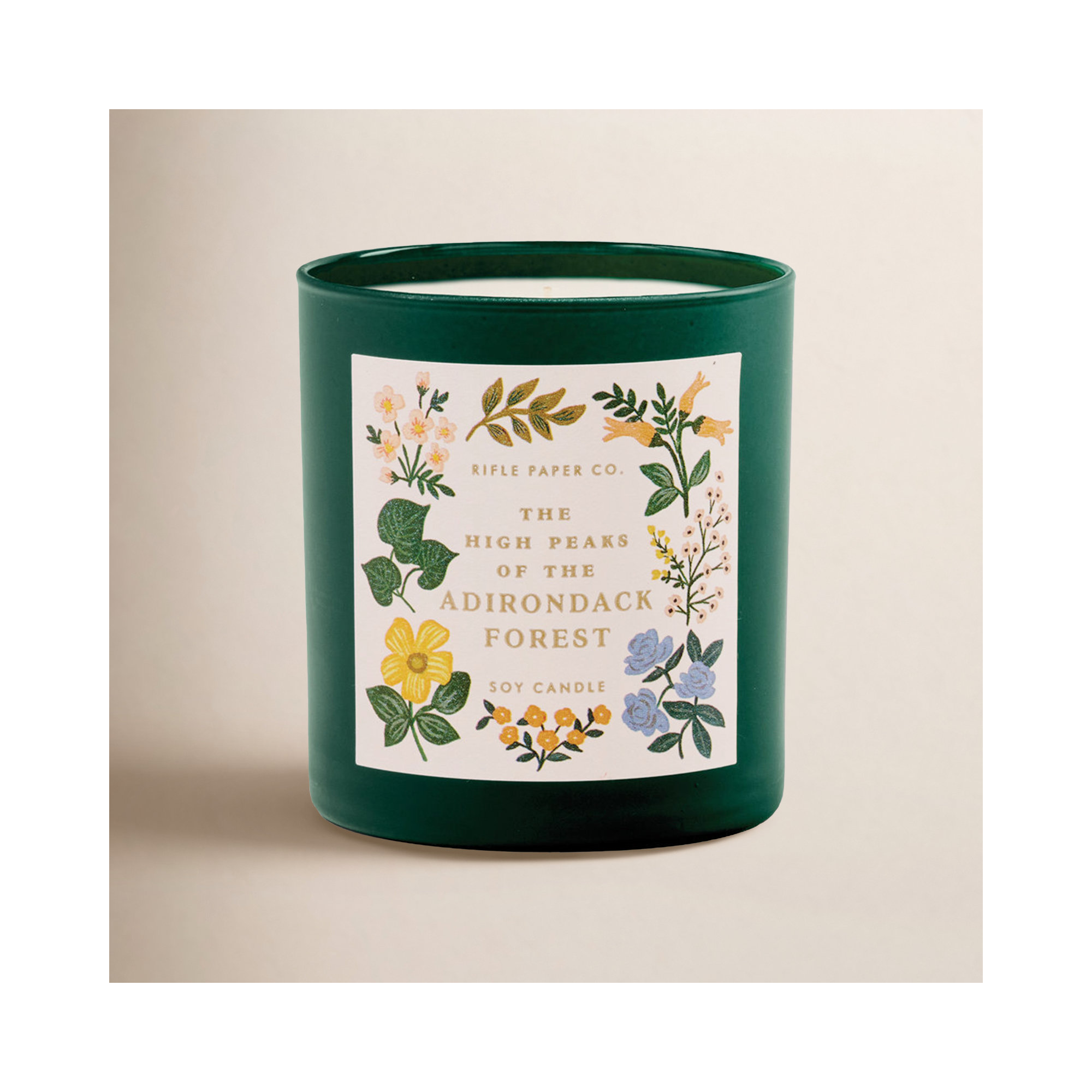 The High Peaks of the Adirondacks Forest 9.5 Oz Glass Candle]