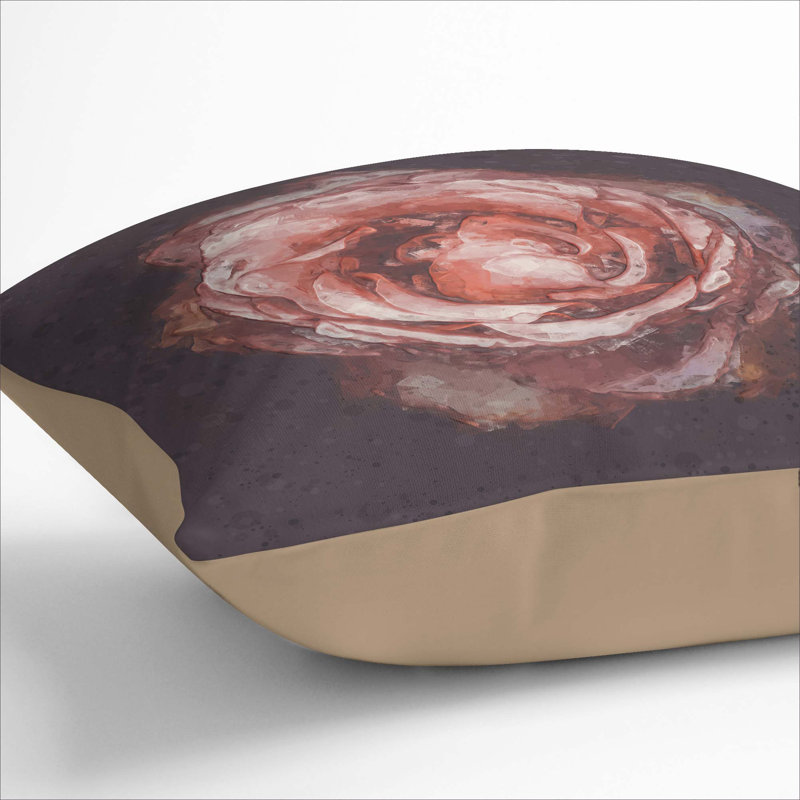 Square Throw Cushion, 40cm H x 40cm W x 15cm D, Stone