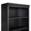Bibliothèque à 5 espaces de rangement, bois massif, tablettes réglables, DEL, noir pour bibliothèque de 82,42 po de hauteur, crayon