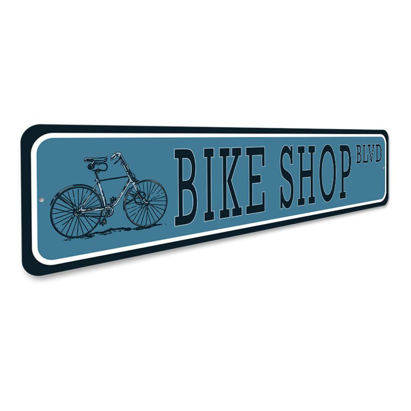 Plaque de rue en aluminium, H 6 po x l 24 po x P 0,06 po