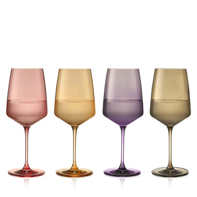 Verres à vin en cristal Reserve Nouveau au lever de la lune, ensemble de 4