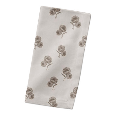 Cotton Twill Floral Rectangle Napkin