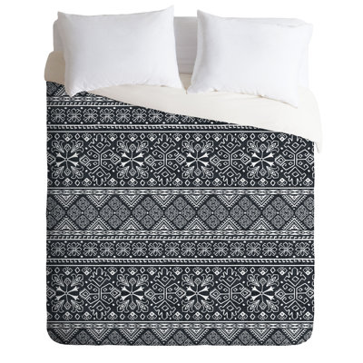 Heather Dutton Eclectic Geometric Shapes Duvet Cover