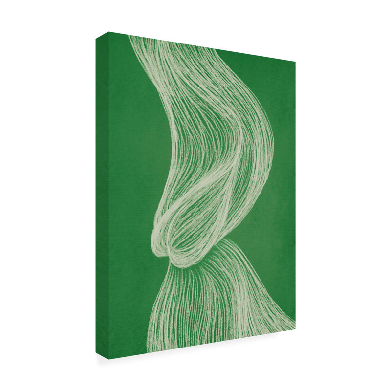 Art sur toile, bolologia incado, émeraude II, H 24 po x l 18 po
