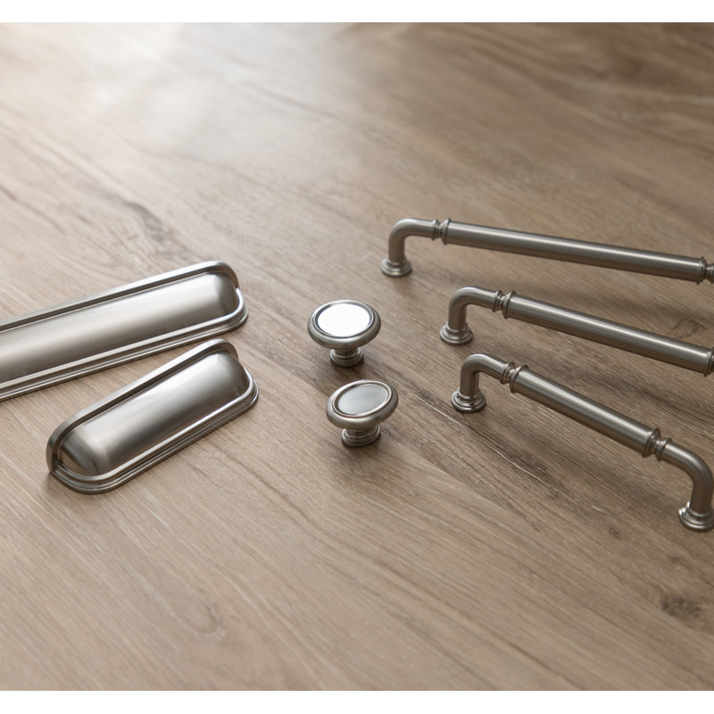 Berkshire Collection Round Knob - 1-1/2 " Diameter Cabinet Knob- Farmhouse Hardware for Drawers & Cabinets, Satin Nickel