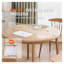 Protège-table rond transparent en PVC, 107 x 107 cm, tapis de bureau imperméable de 2 mm d'épaisseur pour la salle à manger et le bureau