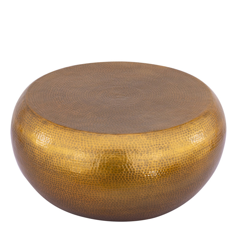 Table basse Chevelle dorée