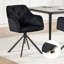 49.8cm H Velvet Upholstered Metal Armchair-122056785