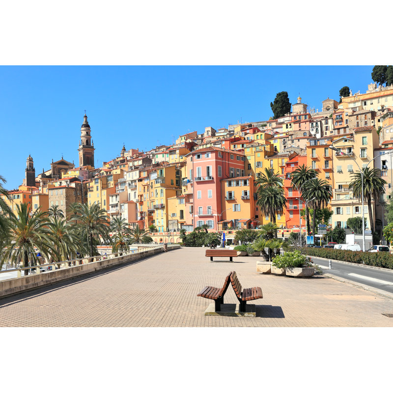 Makaiya Menton in France 1 Piece Wrapped Canvas Wall Art, 81cm H x 122cm W x 3.8cm D