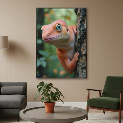 Single Picture Frame LED Illuminated Wall Art Wall Art on Glass / Aluminium
