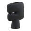 Niamh 17" Tall Terracotta Vase, Black
