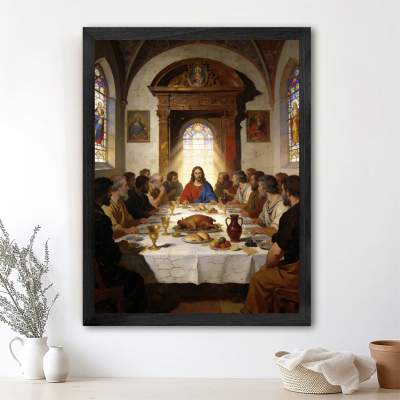 Art mural rétro noir, salle à manger de dieu, H 25 po x l 17 po