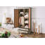 2 Door Solid Wood Wardrobe
