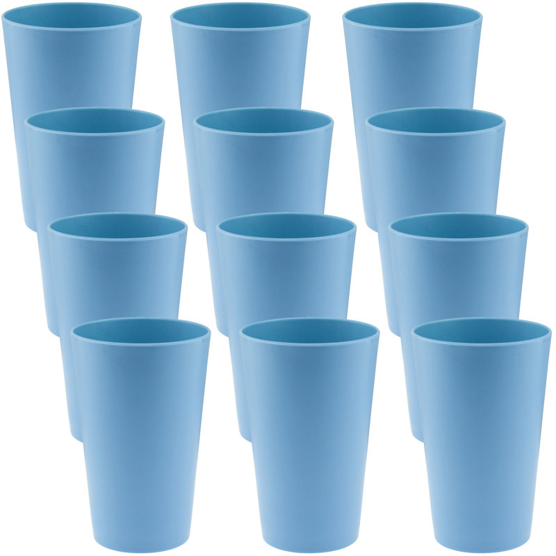 Cychosz 10oz. Drinking Glass, 12, Bleu