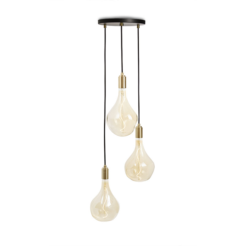 Voronoi II 3 - Light Pendant, Brass