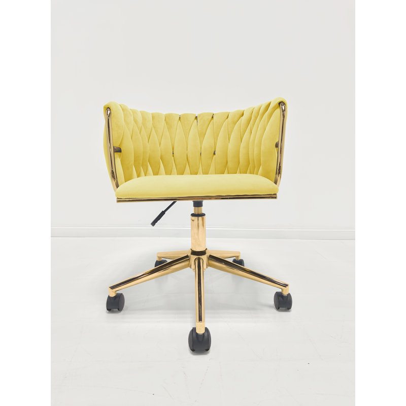 Chaise de bureau, Moutarde