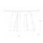 Modern Fin Round Marble Dining Table-66198506