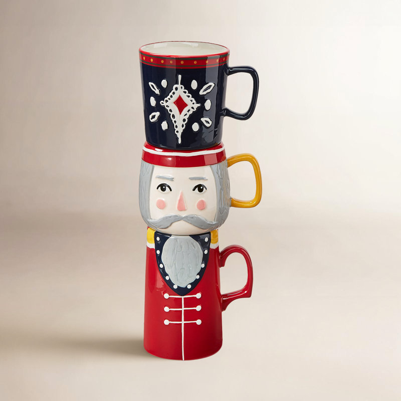 Antonanzas Nutcracker Stacking Mug Set/3